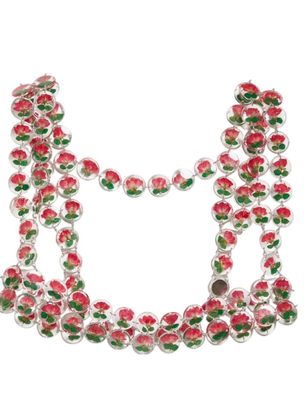 Dauphinette Rose Harness Chainmaille Crop Top S/M - Picture 2 of 11